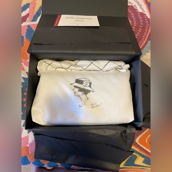 SOLD- 💕Chanel medium double flap caviar leather💕 - Picture 8 of 16